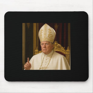 Tapis De Souris Amusant Trump Pope mème Gear Républ catholique du