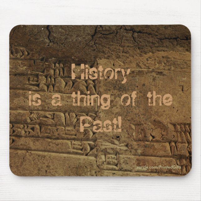 Tapis De Souris Amusant, Witty "Sumerian Cuneiform Writing" Mousep (Devant)