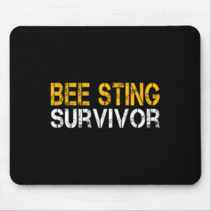 Tapis De Souris Amusante Bee Sting Survivante Enfants Gardiens d'a