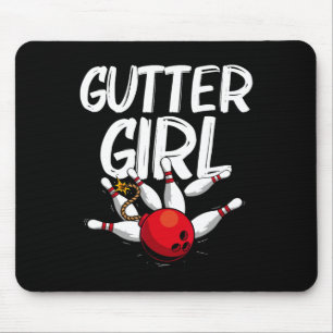 Tapis De Souris Amusante Conception De Bowling Pour Filles Bowler