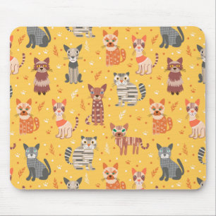 Tapis De Souris Amusante Cute Cats Mousepad