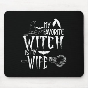 Tapis De Souris Amusante Idée cadeau Halloween Mari Femme Éffrayan