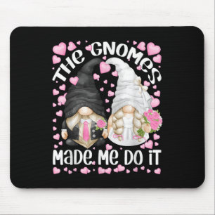 Tapis De Souris Amusante Mariée Mariage Et Groom Motif Les Gnomes