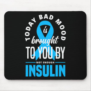 Tapis De Souris Amusants Diabète de type un T1d Guerrier S'amuser 