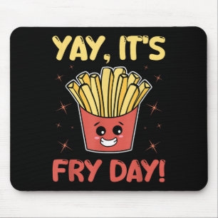 Tapis De Souris Amusants Français Fries Adultes Graphiques Enfants