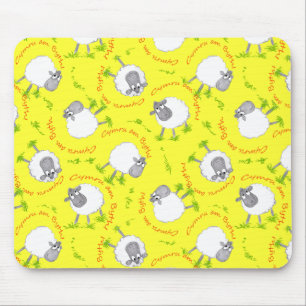 Tapis De Souris Amusants Moutons gallois, Pays de Galles Pour touj