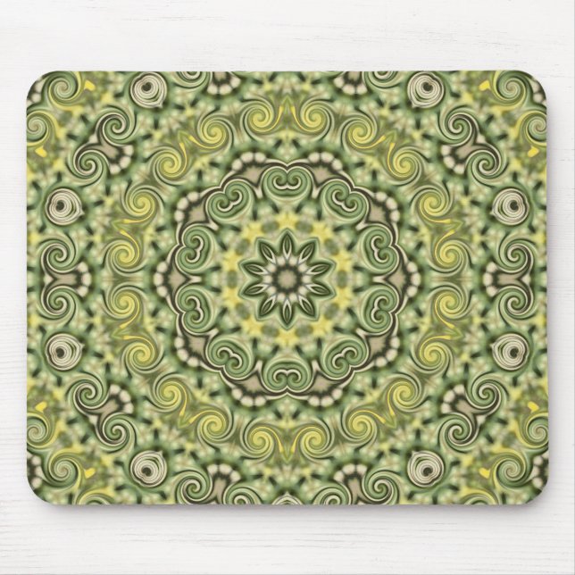 Tapis De Souris amusement avec le vert citron (Devant)