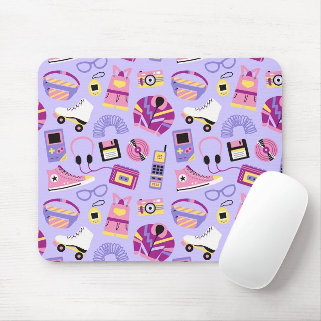 Tapis De Souris Amusement rétro nostalgie des années 90 – Technolo (Avec souris)