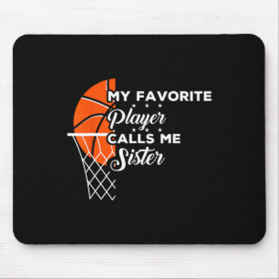 Tapis De Souris Amusez Mon Joueur De Basketball Favori M'Appelle S
