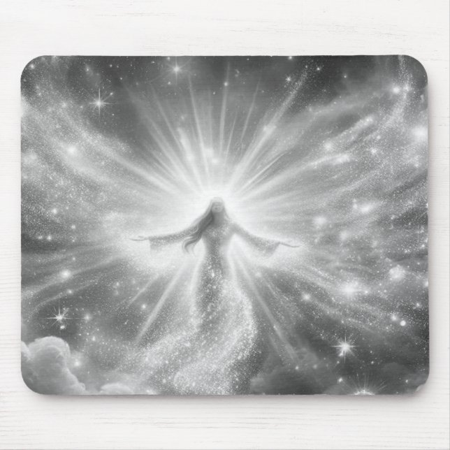 Tapis De Souris An Angel in the Clouds on a Thick Mousepad (Devant)