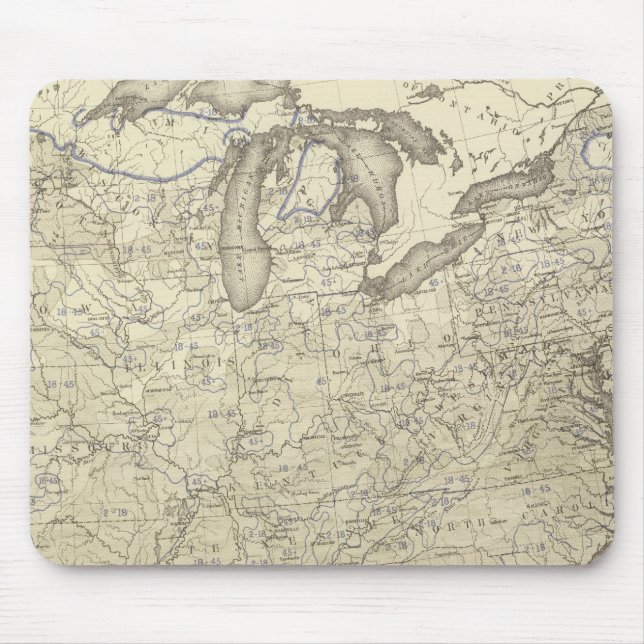 Tapis De Souris Analphabétisme 1870 (Devant)