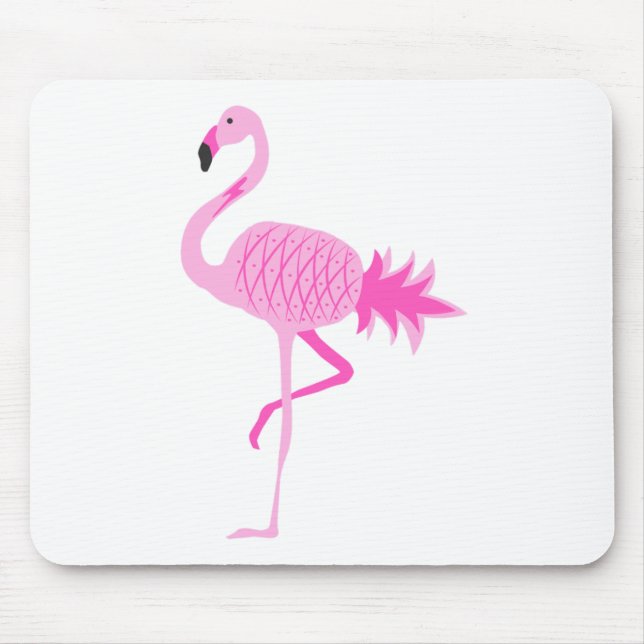 Tapis De Souris Ananas Flamant rose (Devant)