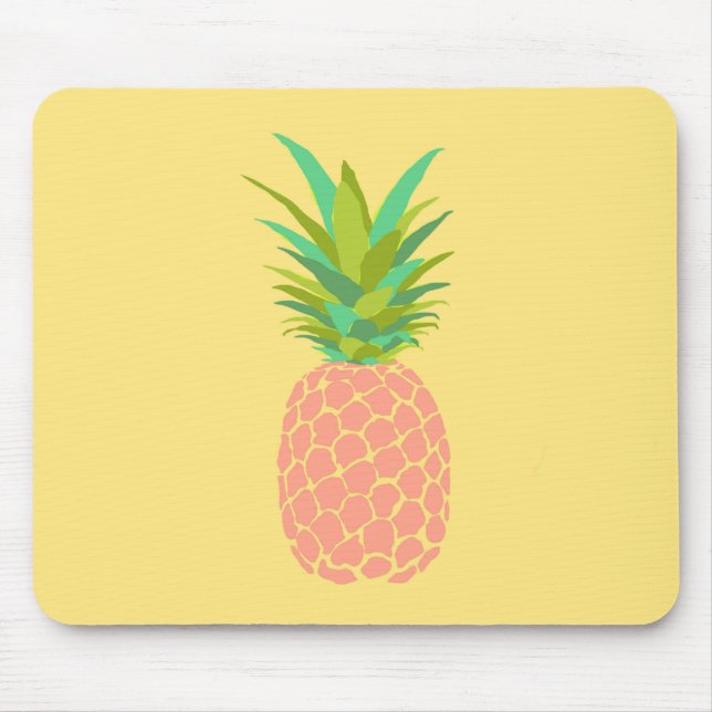 Tapis De Souris Ananas +Jaune (Devant)