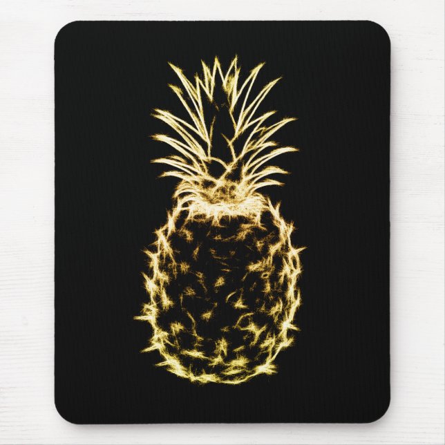 Tapis De Souris Ananas scintillant (Devant)