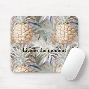 Tapis De Souris Ananas Tropical Cream Gold