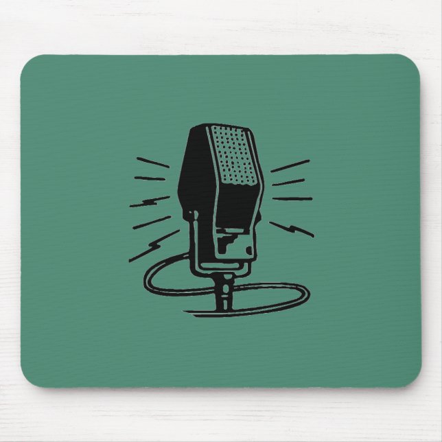 Tapis De Souris Ancien microphone (Devant)