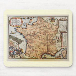 Tapis De Souris Ancienne carte de France