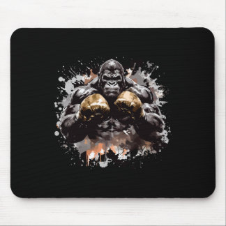 Tapis De Souris Ancient Motivation Inc Gorilla Boxe Champ Boxeur 