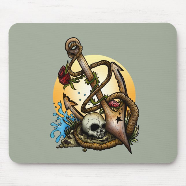 Tapis De Souris Ancré (Devant)