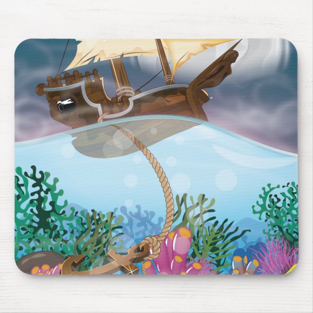 Tapis De Souris Ancre Caraïbes (Devant)