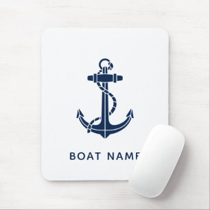 Tapis De Souris Ancre de bateau personnalisée Swag côtier Équipage