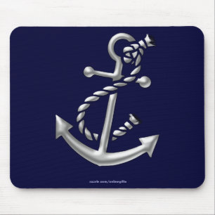 Tapis De Souris Ancre du navire Nautique Marine-Thème Cadeau