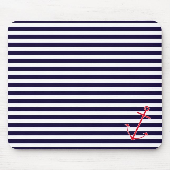 Tapis De Souris Ancre nautique classique (Devant)