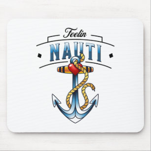 Tapis De Souris Ancre nautique drôle de navigation nauti