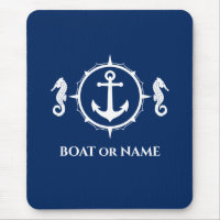 Ancre nautique Votre bateau ou votre nom Marine