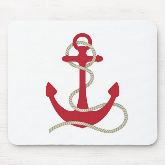 Tapis De Souris Ancre rouge (Devant)
