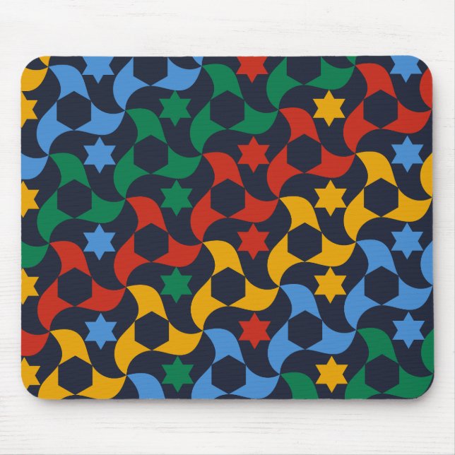 Tapis De Souris Andalusian Tiles 12 (Alhambra Palace, Granada) (Devant)