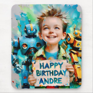 Tapis De Souris ANDRE ~ Robots de jouets ~ Mousepad