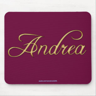 Tapis De Souris ANDREA Nom de marque cadeau personnalisé Mousepad