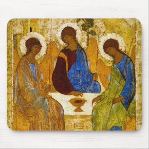Tapis De Souris Andrei Rublev, icône de la マ de la Trinité パ ド