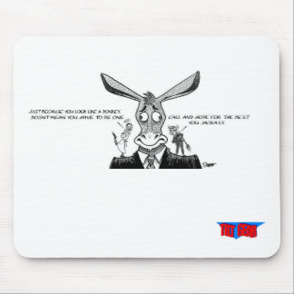 TAPIS DE SOURIS ÂNE CONTRE L'ÂNE, VITESSE D'INCLINAISON