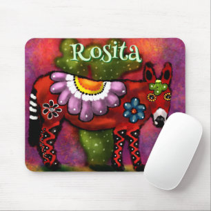 Tapis De Souris Âne personnalisé de style Talavera du Sud-Ouest