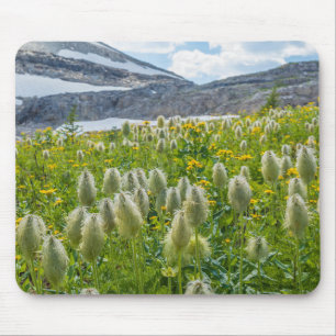 Tapis De Souris Anémone pulsatille de l'Ouest   Montagnes de l'Eas