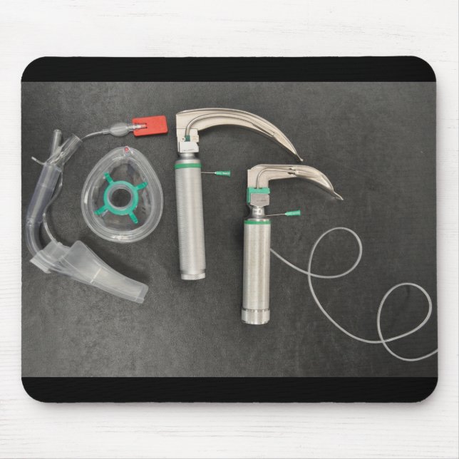 Tapis De Souris Anesthésie Mousepad de café (Devant)