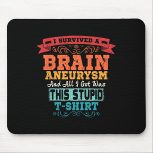 Tapis De Souris Aneurysme Chirurgie Survivant Cadeau de sensibilis