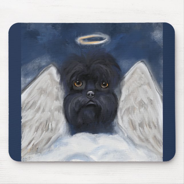 Tapis De Souris Ange Affenpinscher  (Devant)