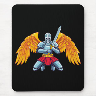 Tapis De Souris Ange avec grande épée