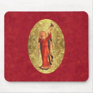 Tapis De Souris Ange avec la trompette