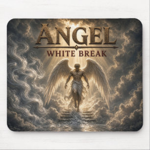 Tapis De Souris Ange Blanc Brise Réalisme Sombre