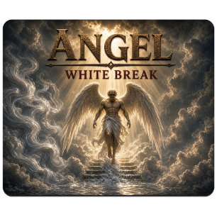 Tapis De Souris Ange Blanc Brise Réalisme Sombre