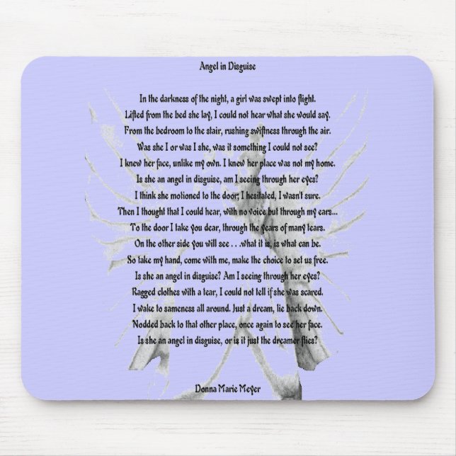 Tapis De Souris Ange dans le déguisement (Devant)