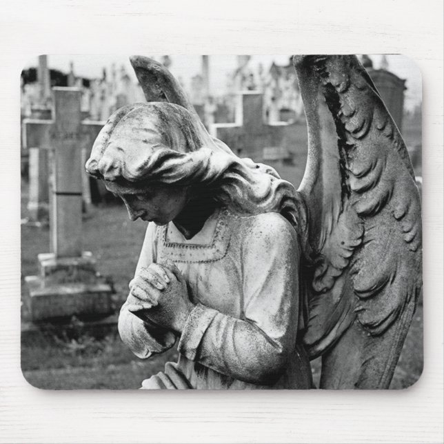 Tapis De Souris ange de cimetière (Devant)