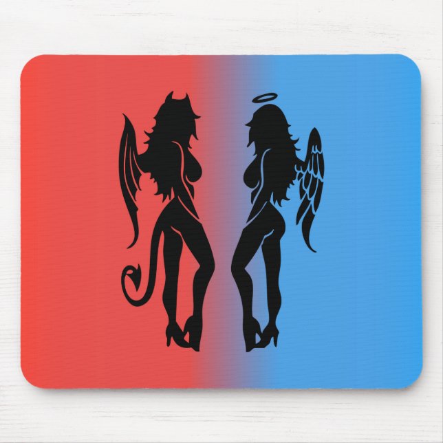 Tapis De Souris Ange diable (Devant)