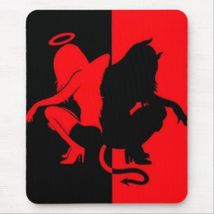 Tapis De Souris Ange et diable