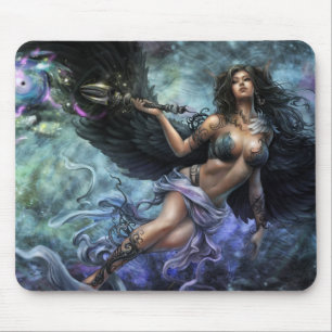 Tapis De Souris Ange foncé "Wynter" d'Azmodeus, Mousepad