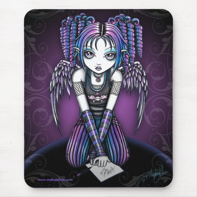 Tapis De Souris Ange gothique d'Ariel Knealing (Devant)